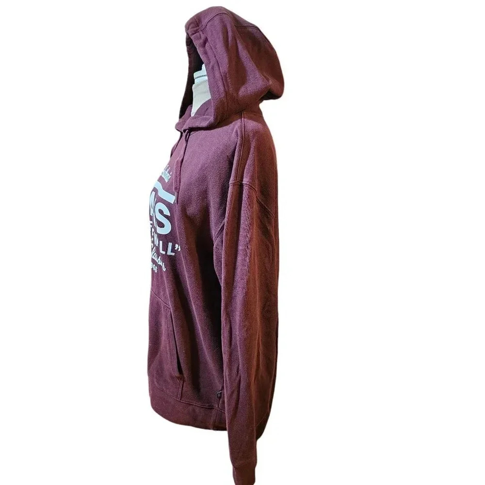 Vans Off the Wall Custom Classics Hoodie Adult M Skateboard Maroon - Picture 5 of 9